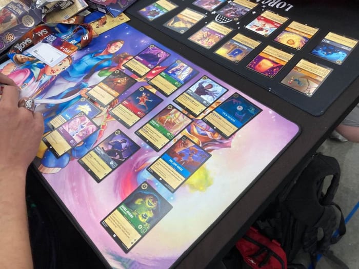 Disney Lorcana tournament gameplay